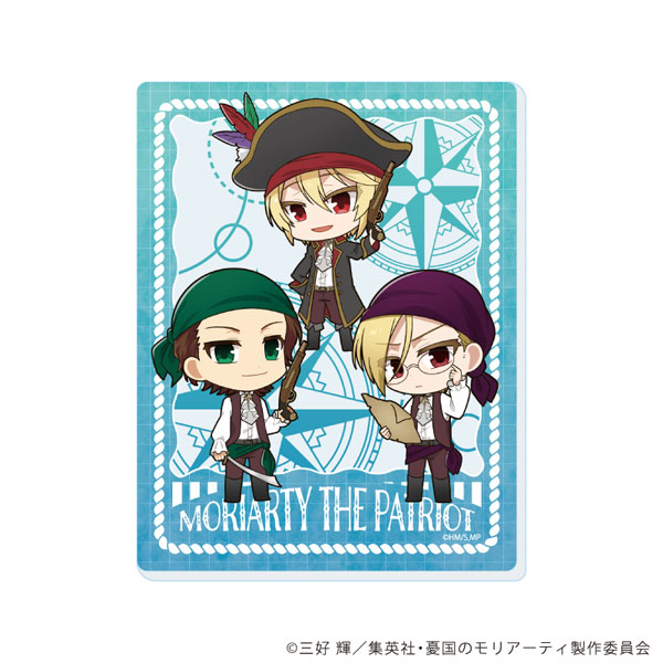 アクリルカード「憂国のモリアーティ」08/海賊ver.A(ミニキャライラスト) - 公式商品画像 | AniSmile