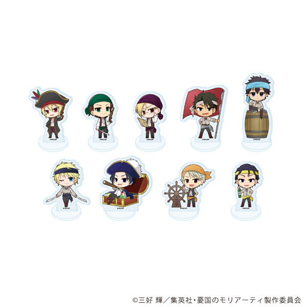 アクリルぷちスタンド「憂国のモリアーティ」12/海賊ver.トレーディング(全9種)(ミニキャライラスト) - 公式商品画像 | AniSmile