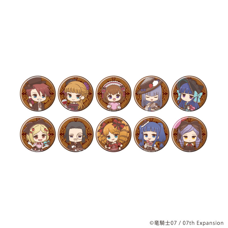 缶バッジ「うみねこのなく頃に」65/ドルチェver. ブラインド(全10種)(レトロアートイラスト) 画像 2 | AniSmile