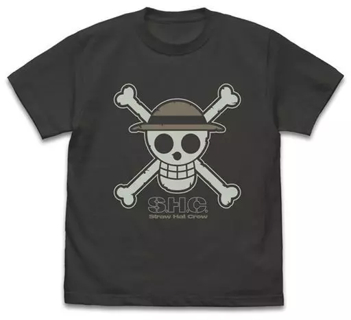 ワンピース 麦わらのドクロ 蓄光Tシャツ/SUMI-M - 公式商品画像 | AniSmile