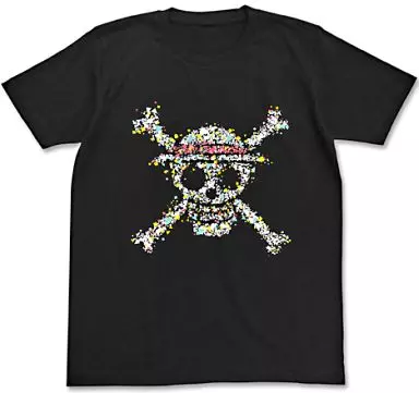 ワンピース 麦わらドクログラフィックTシャツ/BLACK-L - 公式商品画像 | AniSmile