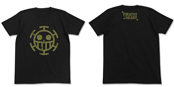 ワンピース ハートの海賊団Tシャツ/BLACK-XL - 公式商品画像 | AniSmile