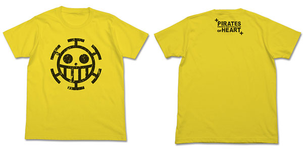 ワンピース ハートの海賊団Tシャツ/YELLOW-L - AniSmile