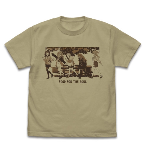 日々は過ぎれど飯うまし Tシャツ/SAND KHAKI-S 图片 2 | AniSmile