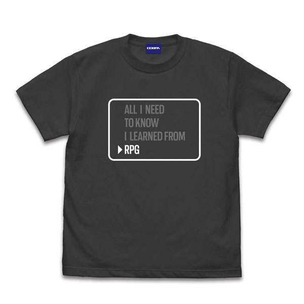 アイテムヤ 大事なことはぜんぶRPGが教えてくれた Tシャツ/SUMI-S - AniSmile