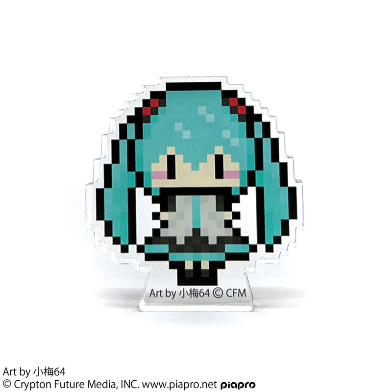 初音ミク アクリルブロックフィギュア 小梅64 Ver. Image 2 | AniSmile