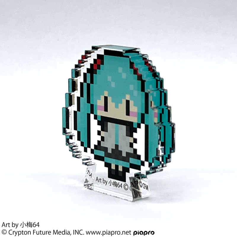 初音ミク アクリルブロックフィギュア 小梅64 Ver. Image 3 | AniSmile