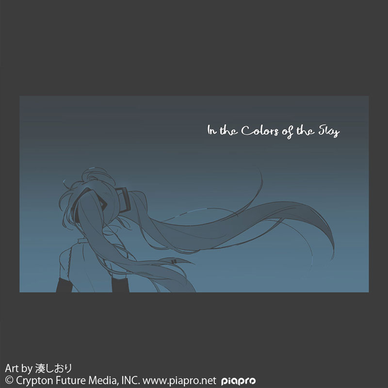 初音ミク 袖リブロングスリーブTシャツ 湊しおり Ver./SUMI-L 画像 2 | AniSmile