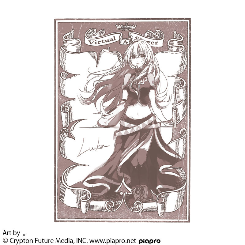 巡音ルカ Tシャツ 。 Ver./WHITE-L Image 2 | AniSmile