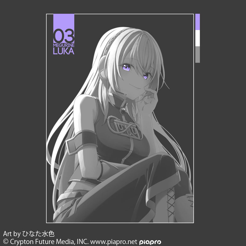 巡音ルカ Tシャツ ひなた水色 Ver./SUMI-M Image 2 | AniSmile