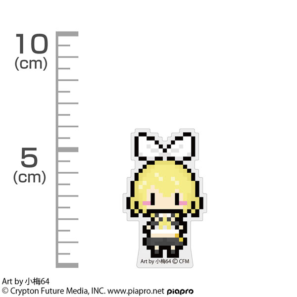 鏡音リン アクリルブロックフィギュア 小梅64 Ver. - AniSmile
