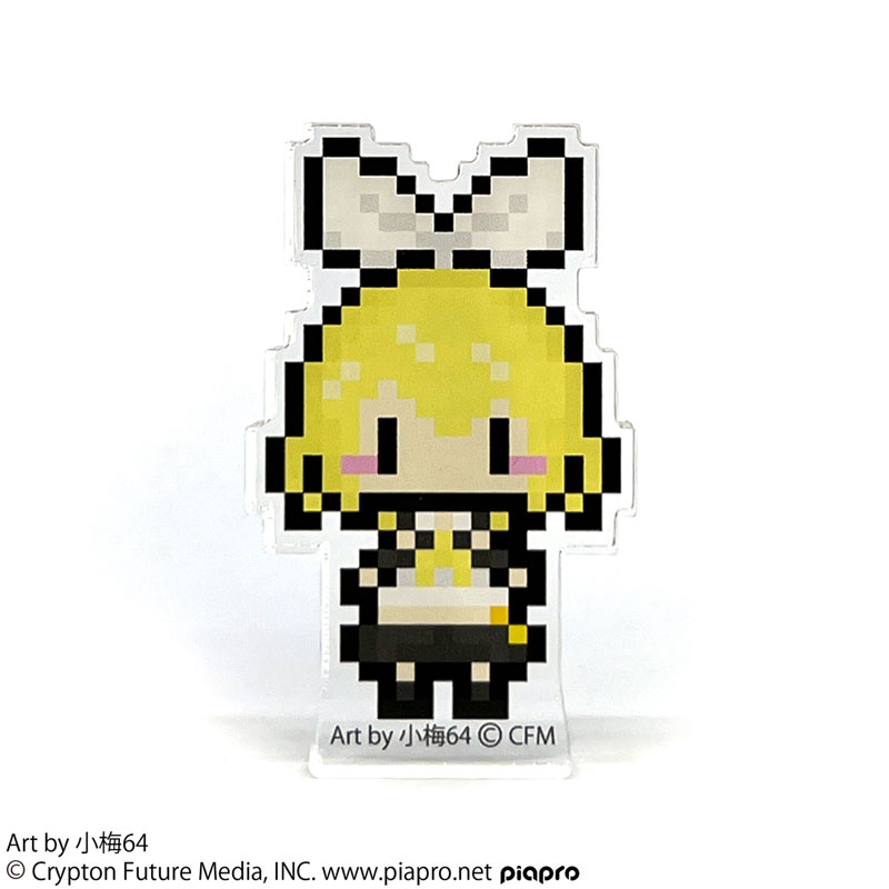 鏡音リン アクリルブロックフィギュア 小梅64 Ver. Image 2 | AniSmile