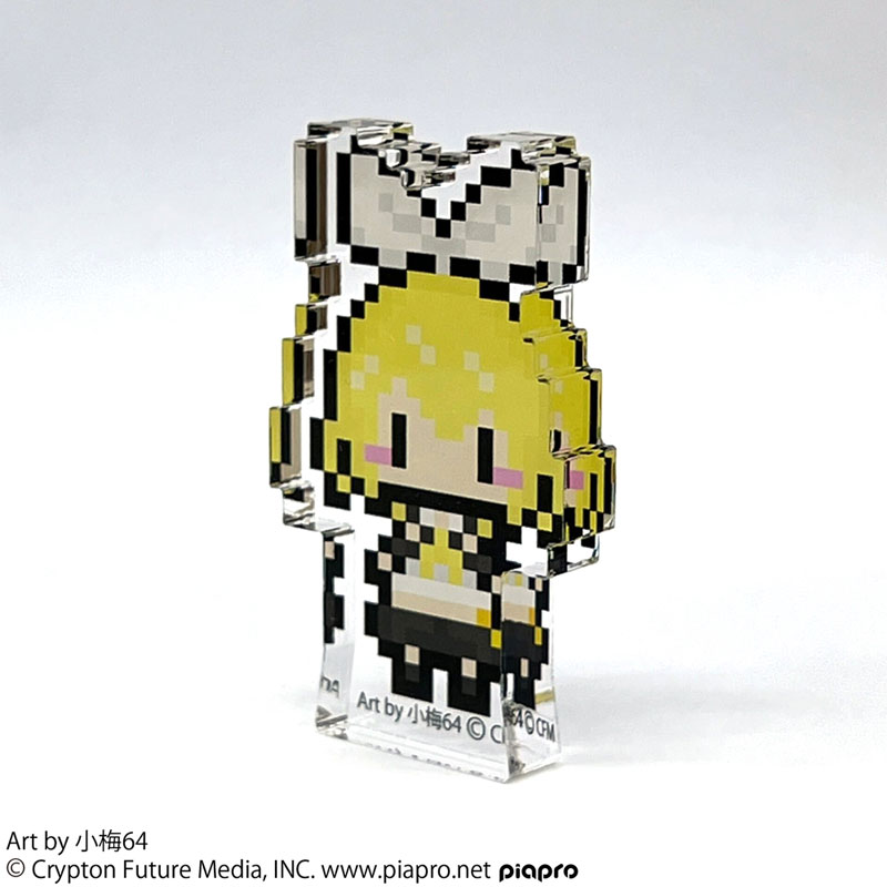 鏡音リン アクリルブロックフィギュア 小梅64 Ver. Image 3 | AniSmile