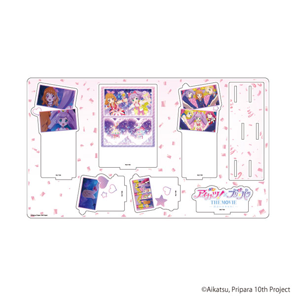 プレミアム アクリルジオラマプレート「アイカツ!×プリパラ THE MOVIE -出会いのキセキ!-」01/場面写デザイン(場面写イラスト) - 公式商品画像 | AniSmile