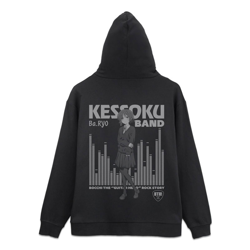 アニメ「ぼっち・ざ・ろっく!」 山田リョウ ジップパーカー/BLACK-XXL 画像 3 | AniSmile