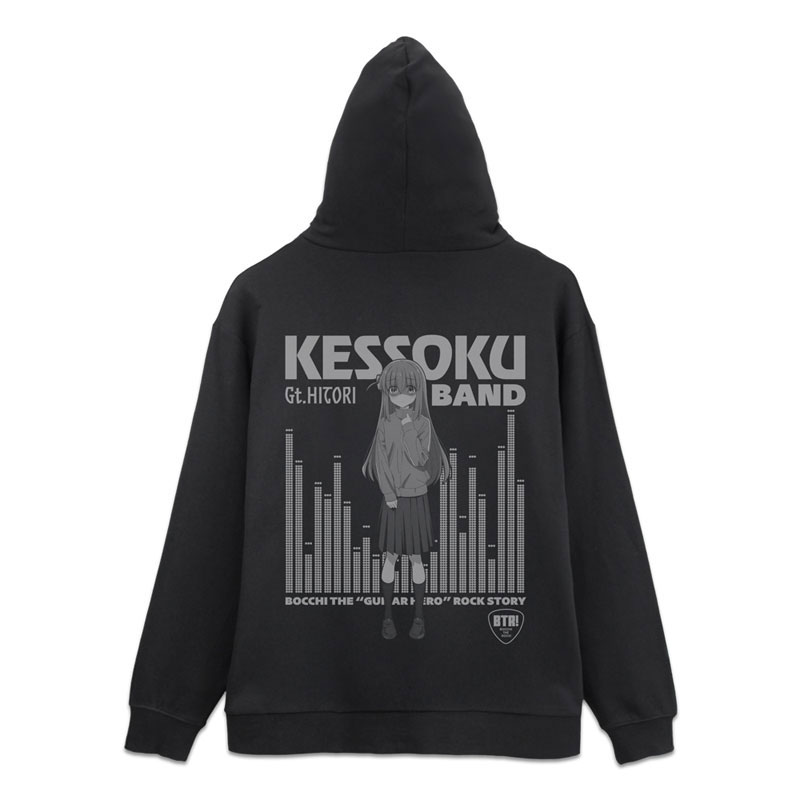 アニメ「ぼっち・ざ・ろっく!」 後藤ひとり ジップパーカー/BLACK-XXL 画像 3 | AniSmile