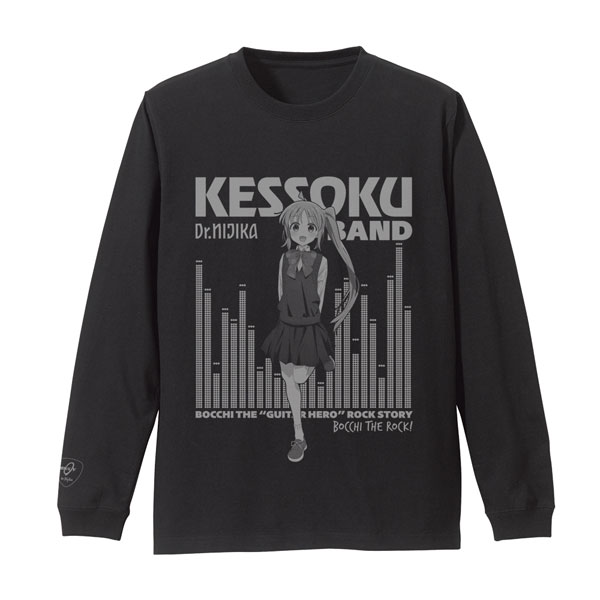 アニメ「ぼっち・ざ・ろっく!」 伊地知虹夏 袖リブロングスリーブTシャツ/BLACK-XL - 公式商品画像 | AniSmile