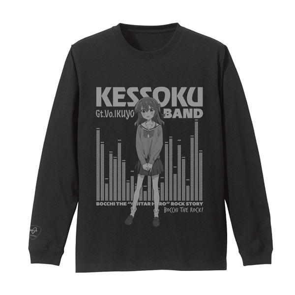 アニメ「ぼっち・ざ・ろっく!」 喜多郁代 袖リブロングスリーブTシャツ/BLACK-M - 公式商品画像 | AniSmile
