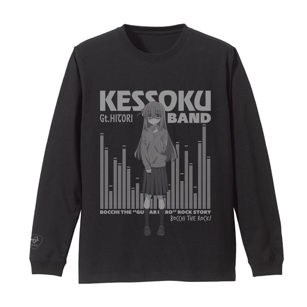 アニメ「ぼっち・ざ・ろっく!」 後藤ひとり 袖リブロングスリーブTシャツ/BLACK-XL - 公式商品画像 | AniSmile