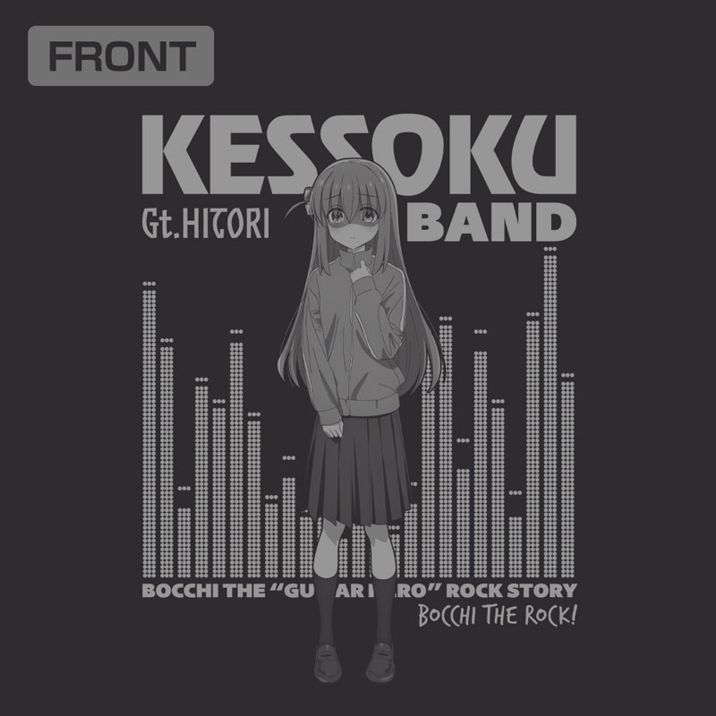 アニメ「ぼっち・ざ・ろっく!」 後藤ひとり 袖リブロングスリーブTシャツ/BLACK-S 画像 2 | AniSmile