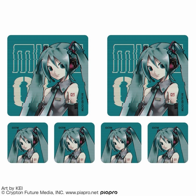 初音ミク ミニステッカーセット 画像 2 | AniSmile