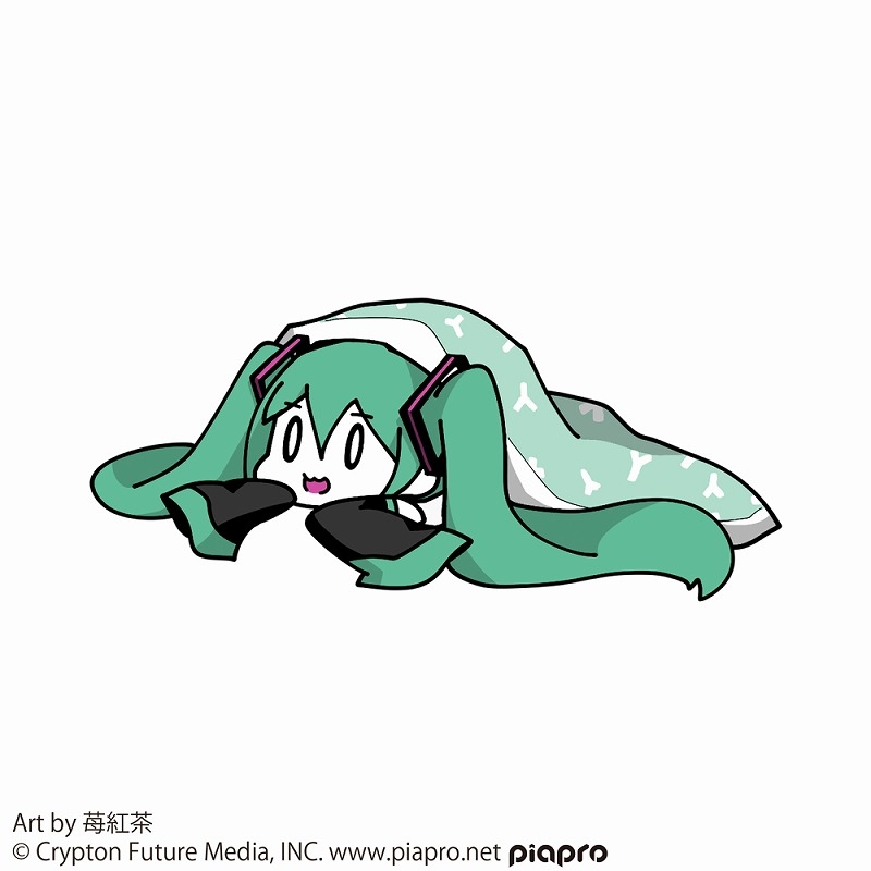 初音ミク Tシャツ 苺紅茶 Ver./WHITE-XL 画像 2 | AniSmile