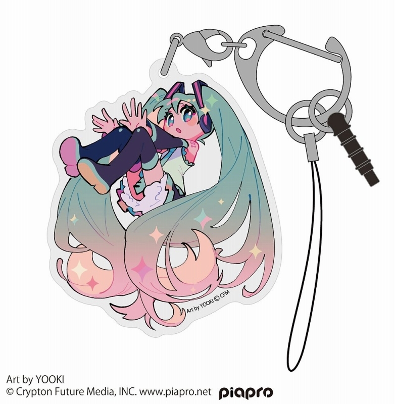 初音ミク アクリルマルチキーホルダー YOOKI Ver. - 公式商品画像 | AniSmile