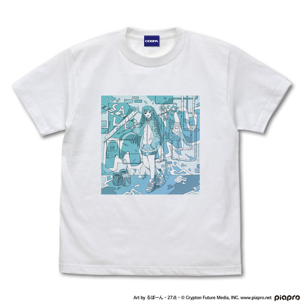 初音ミク Tシャツ るぼーん・27点・ Ver./WHITE-L - 公式商品画像 | AniSmile