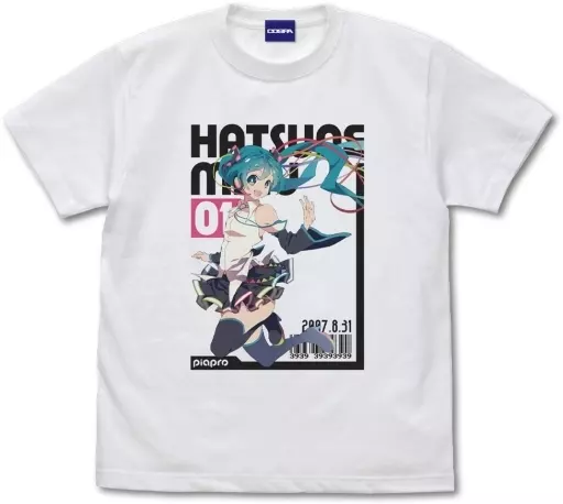初音ミク フルカラーTシャツ チテックリン Ver./WHITE-M - official product image | AniSmile