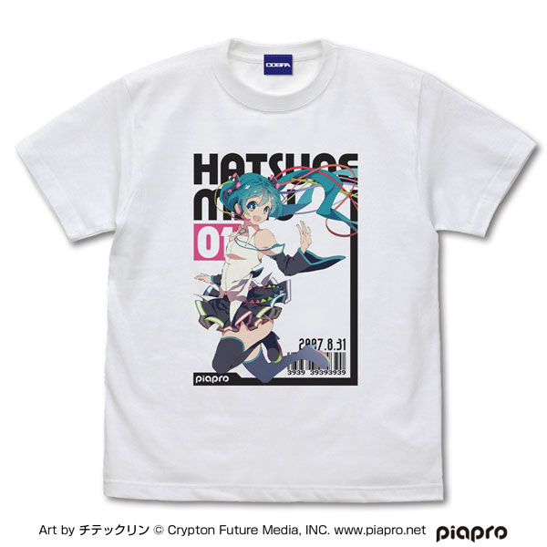 初音ミク フルカラーTシャツ チテックリン Ver./WHITE-S - 公式商品画像 | AniSmile
