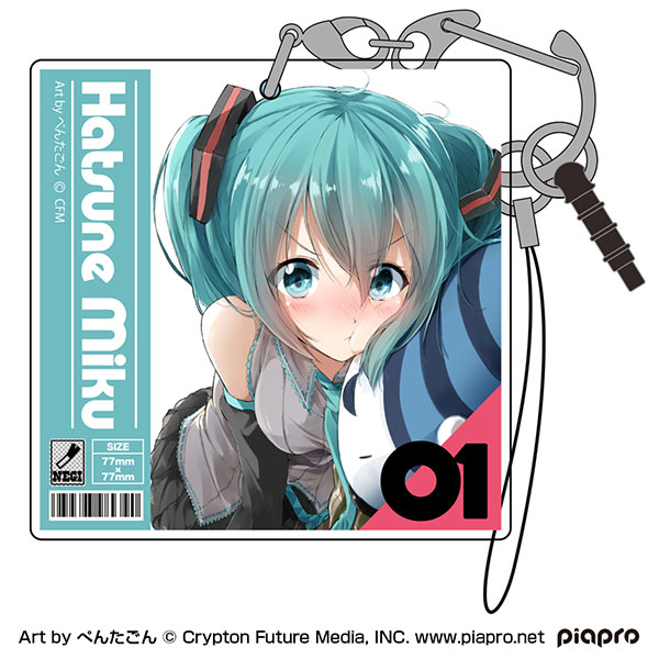 初音ミク アクリルマルチキーホルダー ぺんたごん Ver. - 公式商品画像 | AniSmile