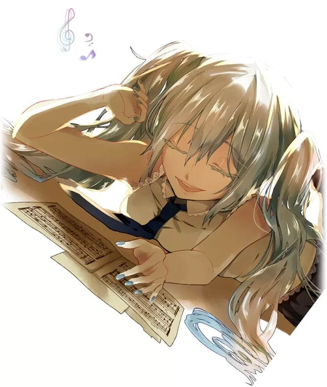 初音ミク フルグラフィックTシャツ はなかず Ver./WHITE-L 画像 2 | AniSmile