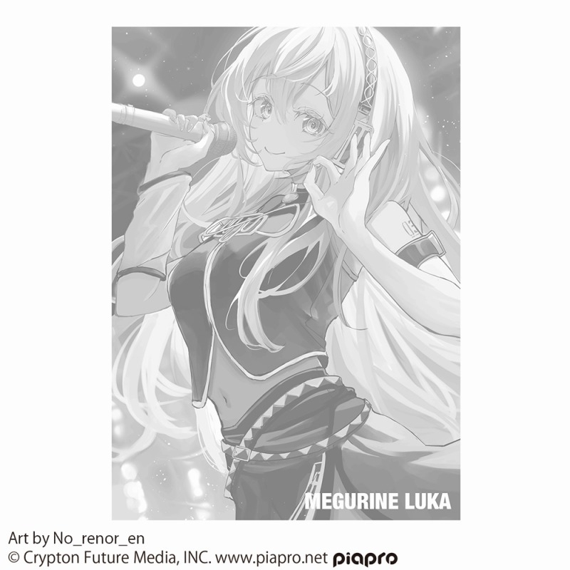 巡音ルカ Tシャツ No_renor_en Ver./WHITE-S 画像 2 | AniSmile