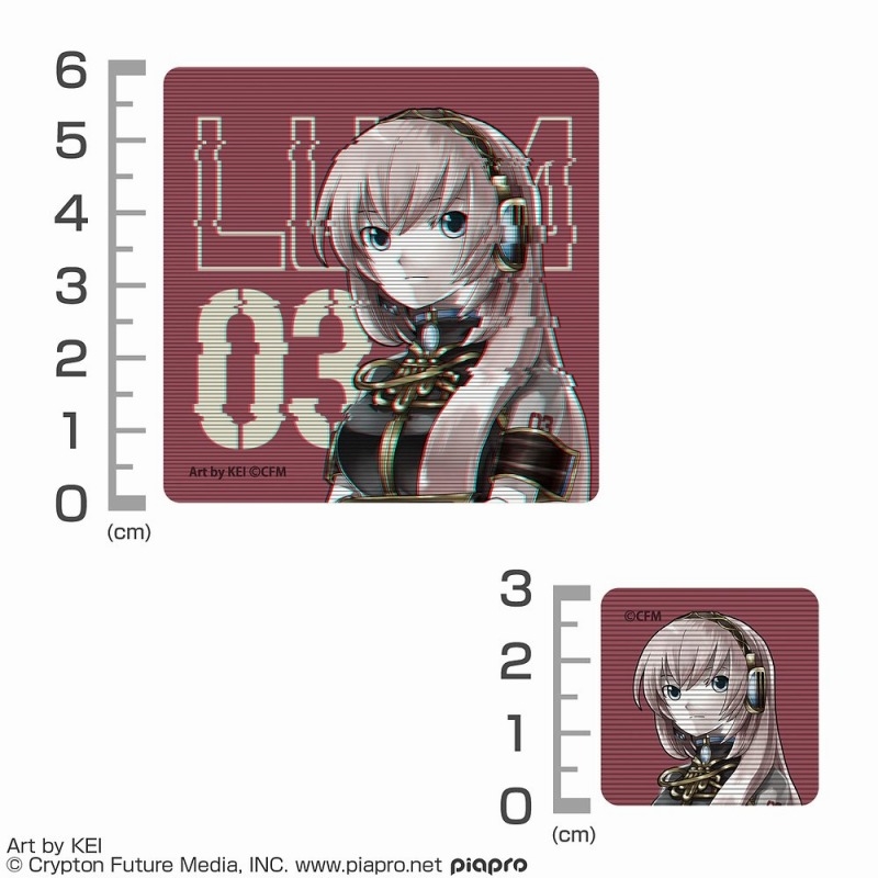 巡音ルカ ミニステッカーセット 画像 3 | AniSmile