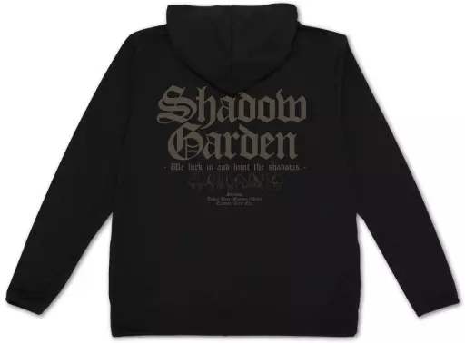陰の実力者になりたくて! シャドウガーデン 薄手ドライパーカー/BLACK-M - 公式商品画像 | AniSmile