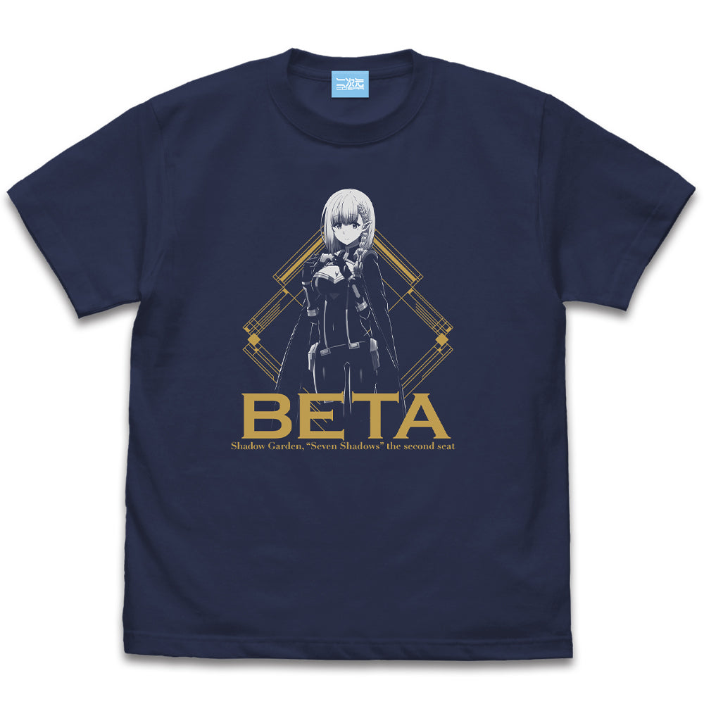 陰の実力者になりたくて! 七陰のベータ Tシャツ/INDIGO-S - 公式商品画像 | AniSmile