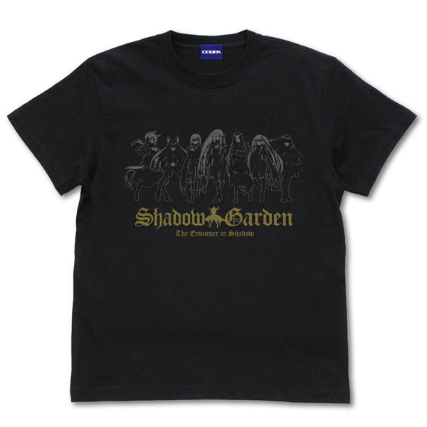 陰の実力者になりたくて! シャドウガーデン Tシャツ/BLACK-XL - 公式商品画像 | AniSmile