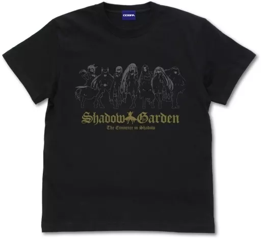 陰の実力者になりたくて! シャドウガーデン Tシャツ/BLACK-M - 公式商品画像 | AniSmile