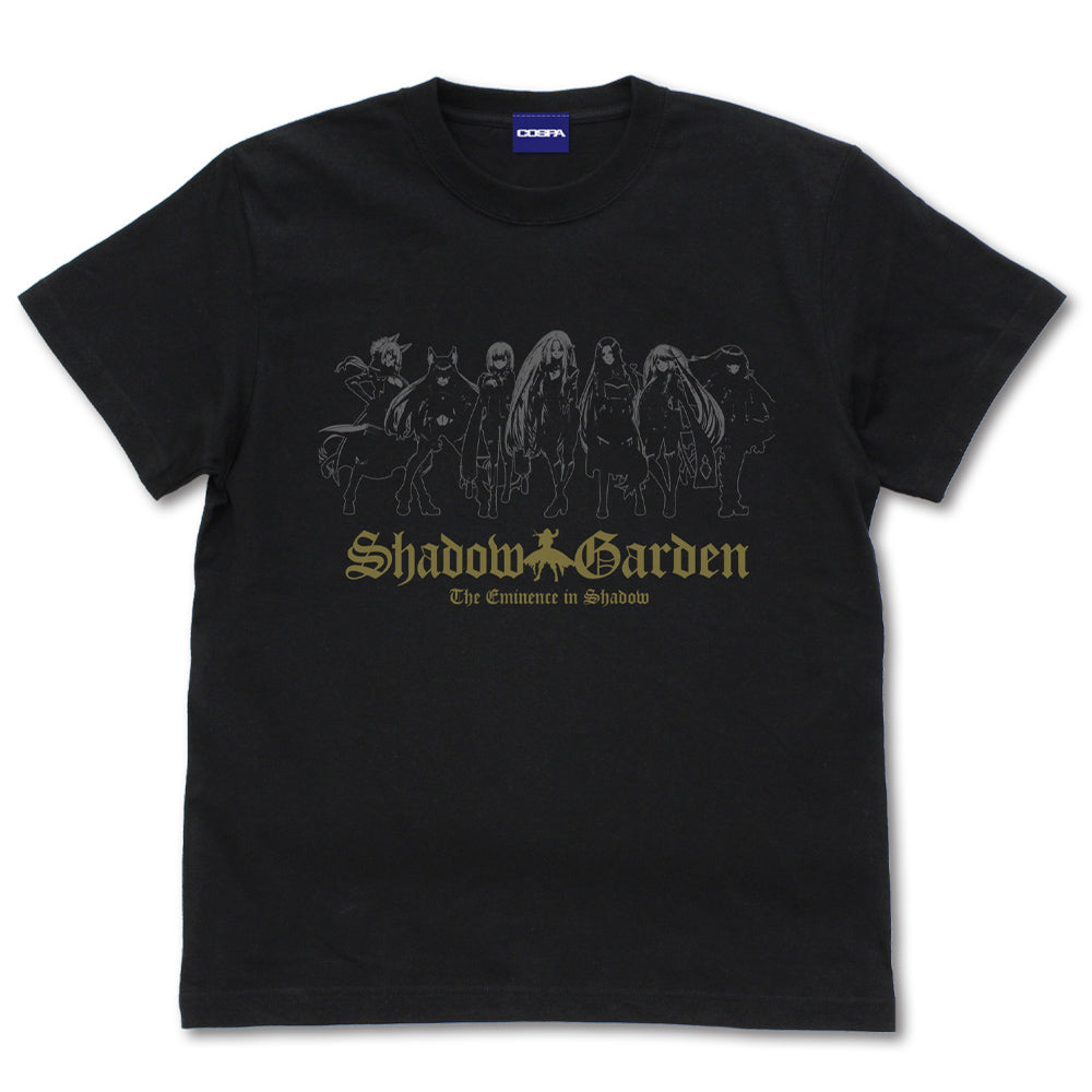 陰の実力者になりたくて! シャドウガーデン Tシャツ/BLACK-S - 公式商品画像 | AniSmile