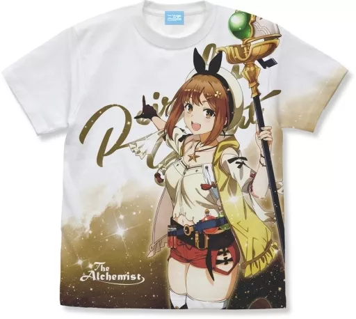TVアニメ『ライザのアトリエ 〜常闇の女王と秘密の隠れ家〜』 ライザ フルグラフィックTシャツ/WHITE-M - 公式商品画像 | AniSmile