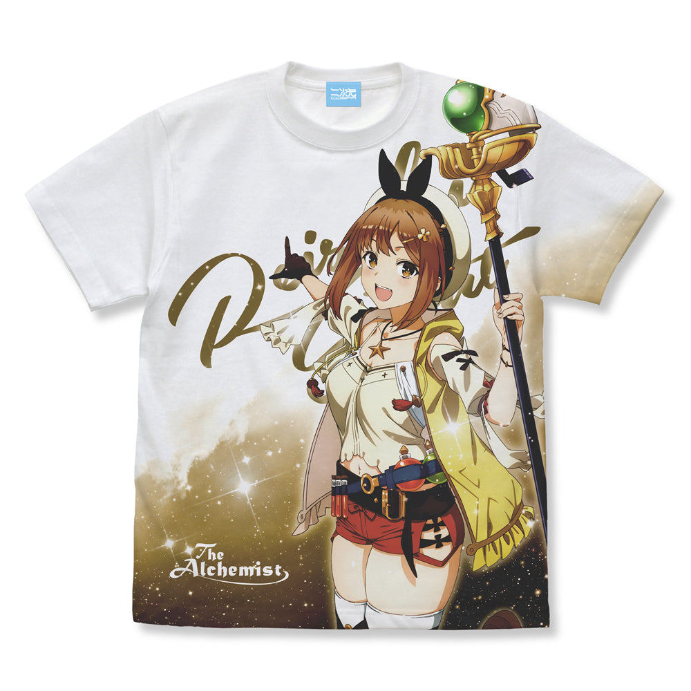 TVアニメ『ライザのアトリエ 〜常闇の女王と秘密の隠れ家〜』 ライザ フルグラフィックTシャツ/WHITE-S - 公式商品画像 | AniSmile