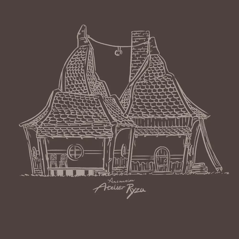 ライザのアトリエ Tシャツ/CHARCOAL-L 画像 2 | AniSmile