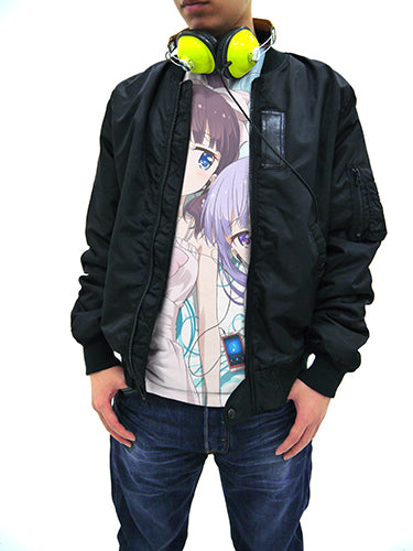 NEW GAME!! 青葉&ひふみフルグラフィックTシャツ/WHITE-S 画像 2 | AniSmile