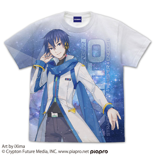 MK15th project KAITO フルグラフィックTシャツ/WHITE-S - 公式商品画像 | AniSmile