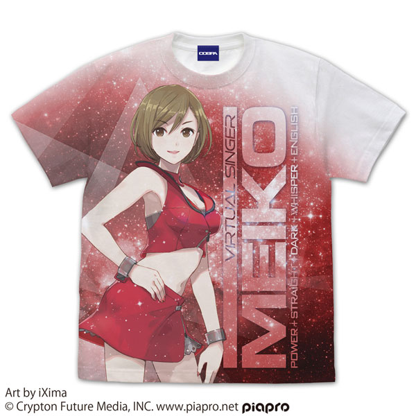 MK15th project MEIKO フルグラフィックTシャツ/WHITE-S - 公式商品画像 | AniSmile