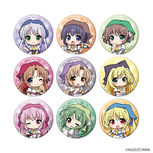 缶バッジ「夜明け前より瑠璃色な」02/カフェver. ブラインド(全9種)(ミニキャライラスト) - 公式商品画像 | AniSmile