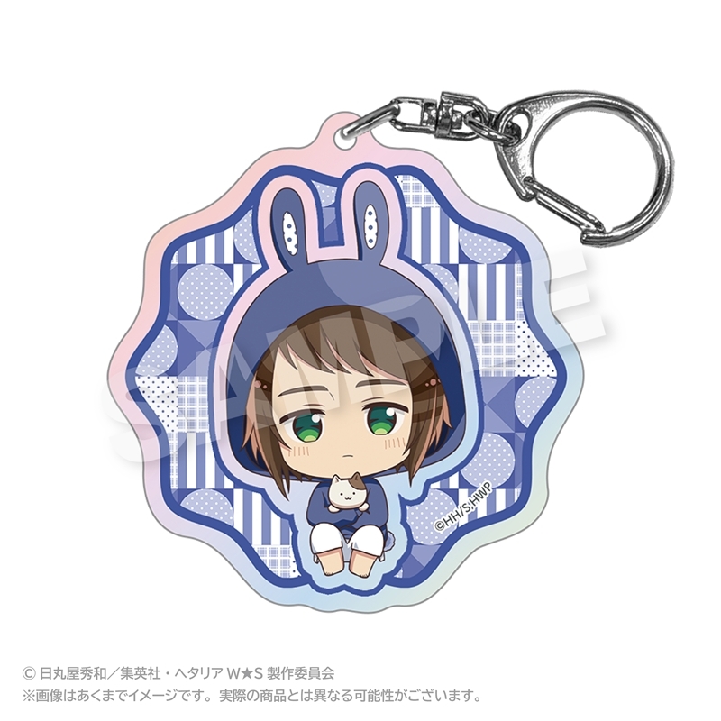 ヘタリア World★Stars ホログラムキーホルダー アニマルパーカーver. ギリシャ - 公式商品画像 | AniSmile