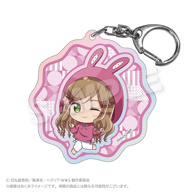ヘタリア World★Stars ホログラムキーホルダー アニマルパーカーver. ハンガリー - 公式商品画像 | AniSmile