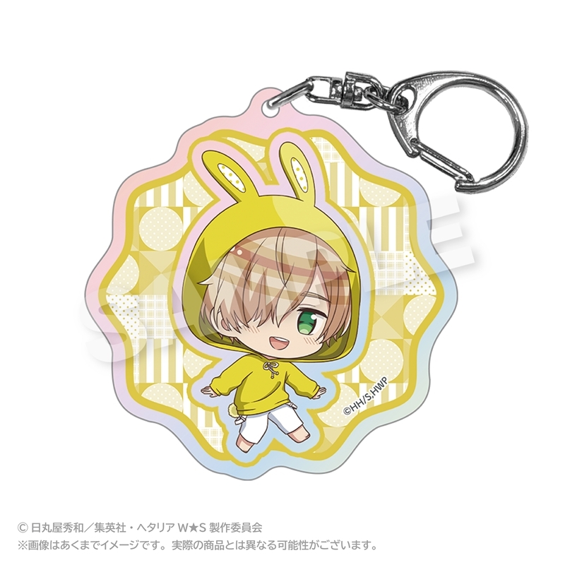 ヘタリア World★Stars ホログラムキーホルダー アニマルパーカーver. ルクセンブルク - 公式商品画像 | AniSmile
