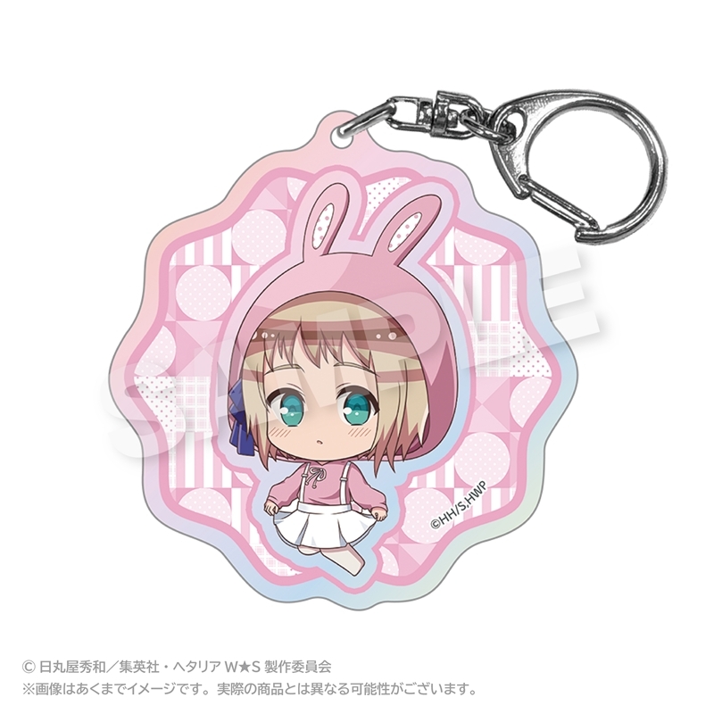 ヘタリア World★Stars ホログラムキーホルダー アニマルパーカーver. リヒテンシュタイン - 公式商品画像 | AniSmile